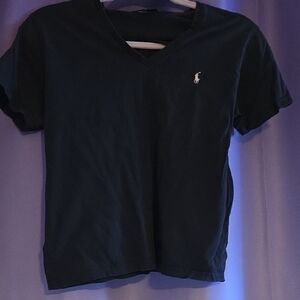 Ralph Lauren Black V-Neck T-Shirt